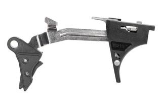 Enhanced curved trigger for Glock 43, black.